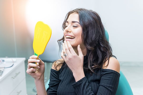 happy dental patient