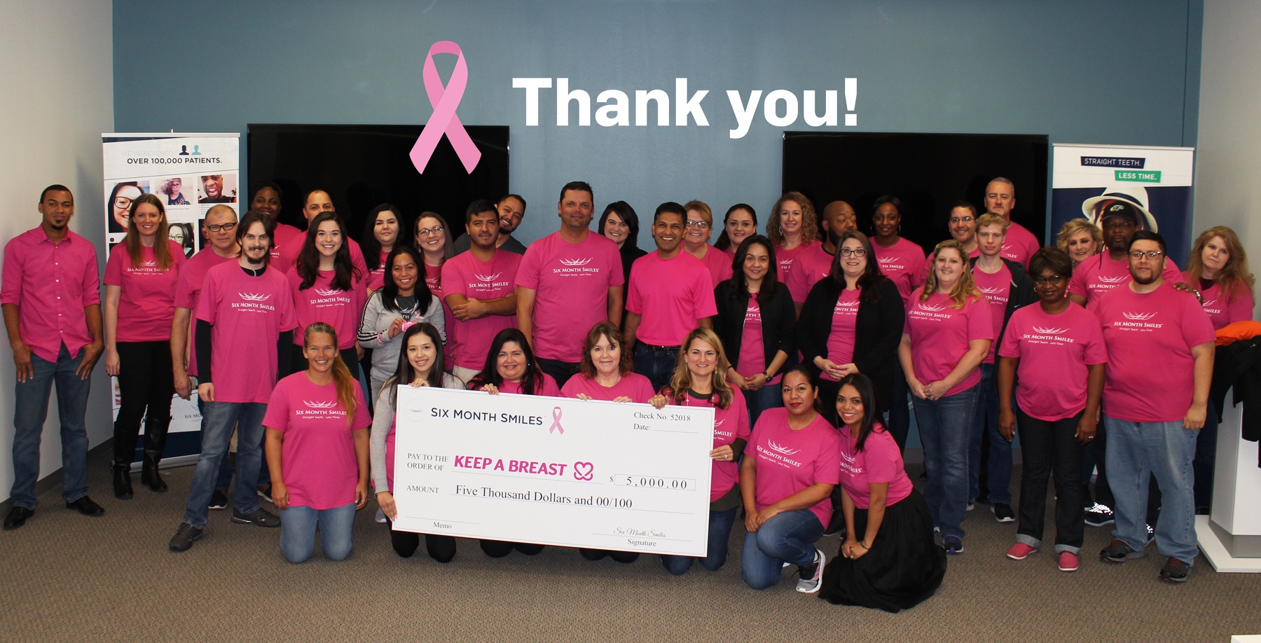 GO Pink: Together We Made our $5,000 Goal!